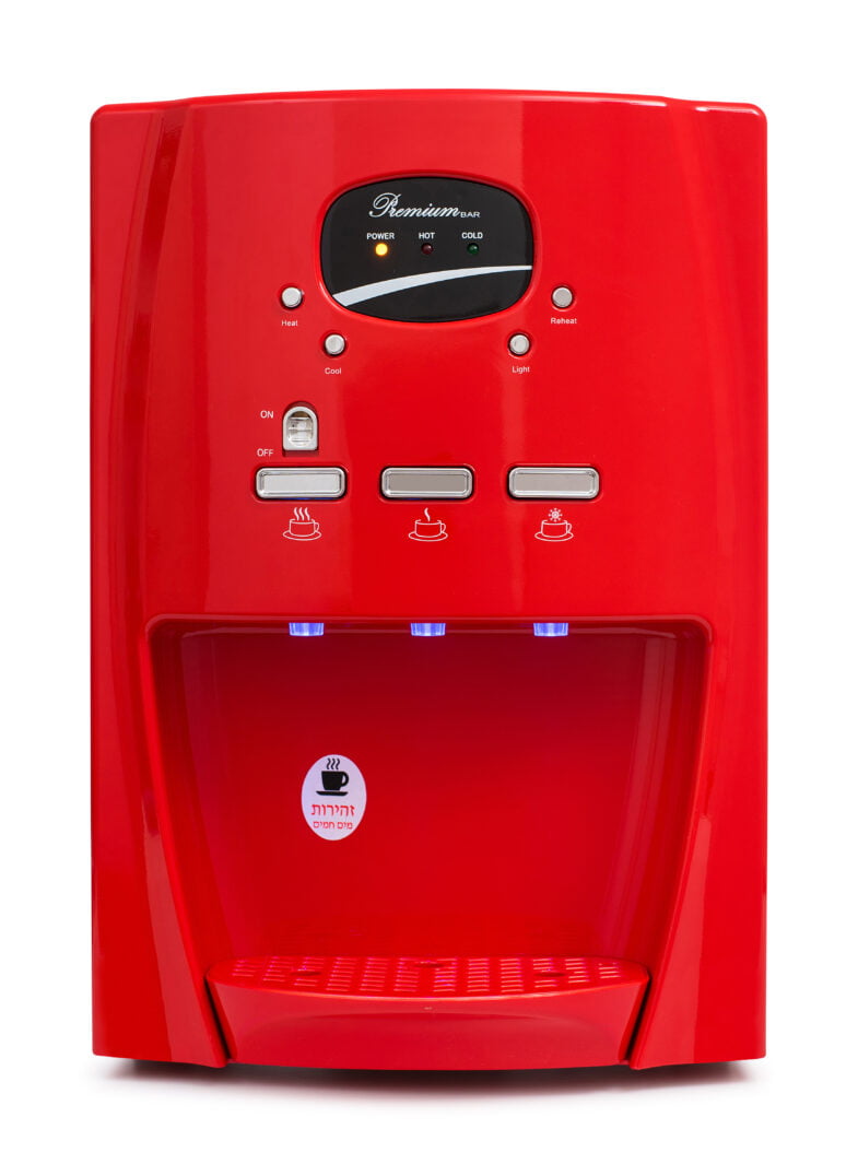 Premium water dispenser by SPIRIT — white finish, clean countertop water solution