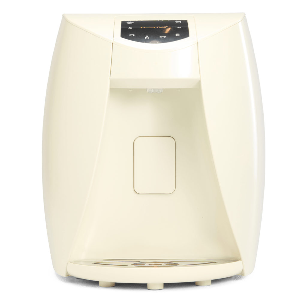 SPIRIT Lotus+ UV countertop water dispenser with UV LED in cream