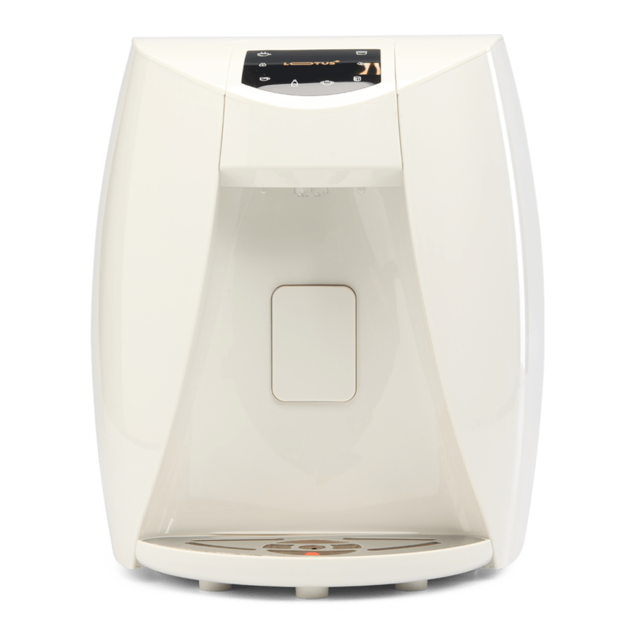 SPIRIT Lotus+ UV countertop water dispenser with UV LED in white