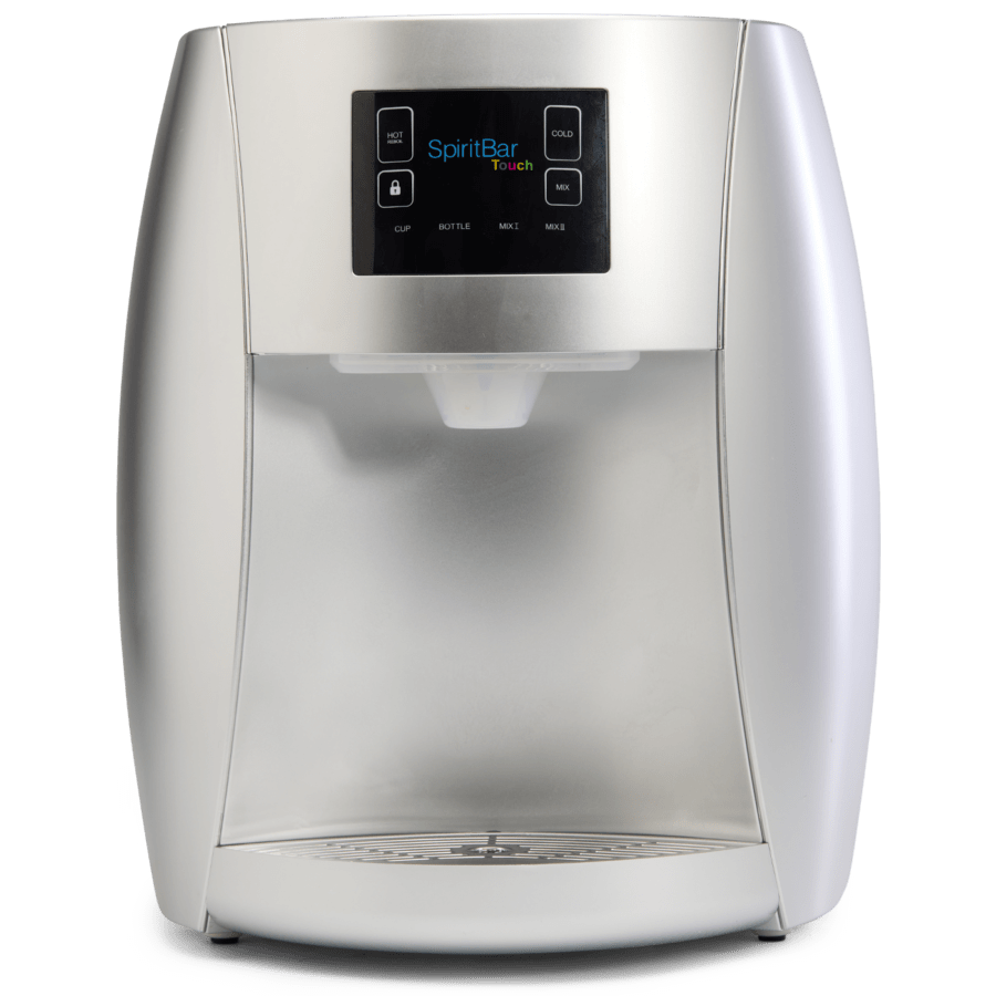 Spirit Bar compact designer water dispenser by SPIRIT — silver finish for modern Cyprus kitchens