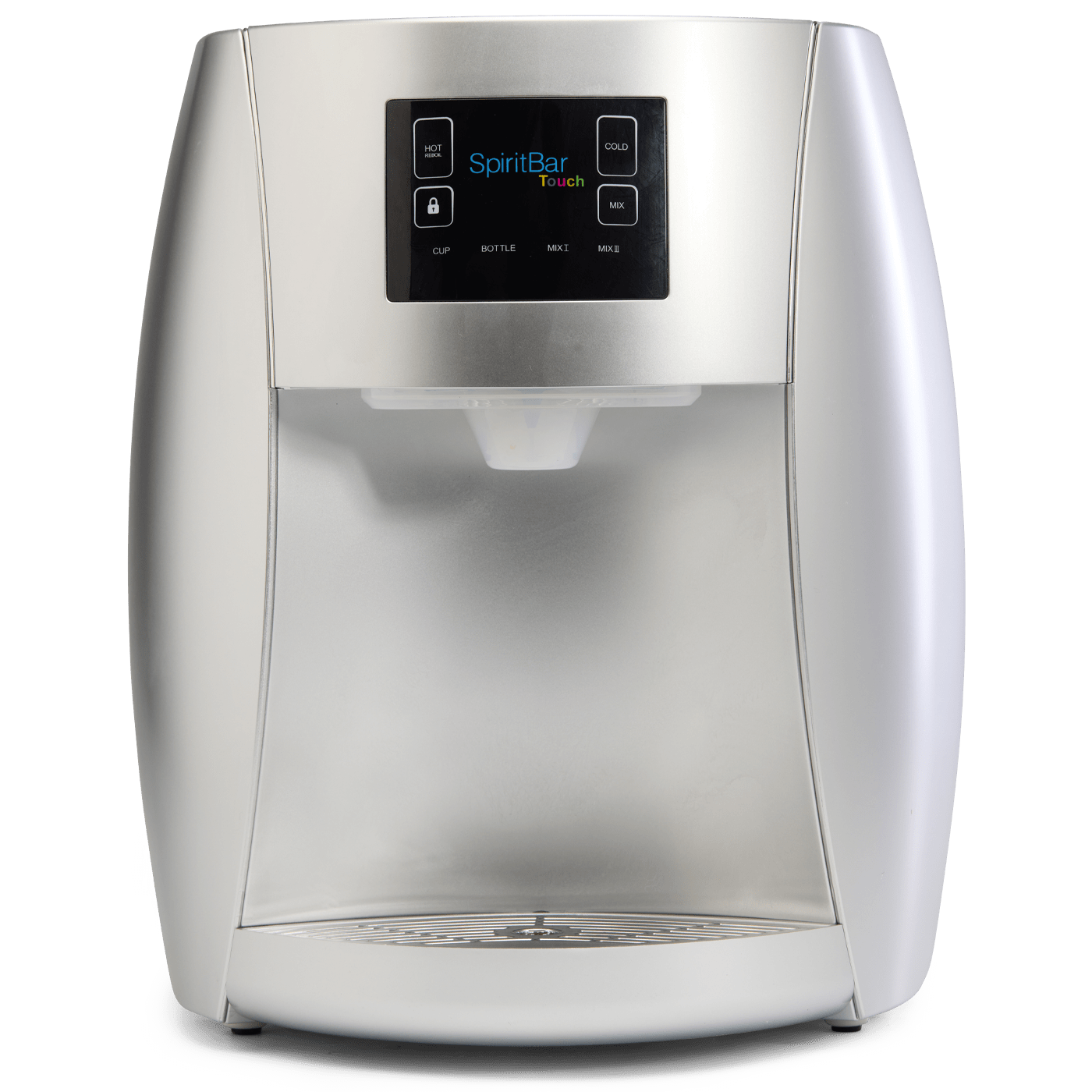 Spirit Bar compact designer water dispenser by SPIRIT — silver finish for modern Cyprus kitchens
