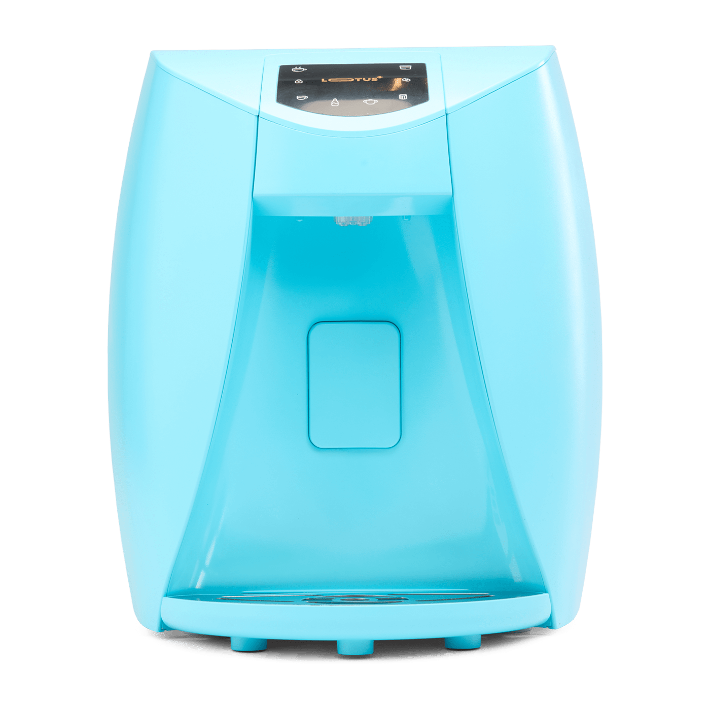 SPIRIT Lotus+ UV countertop water dispenser with UV LED in light blue