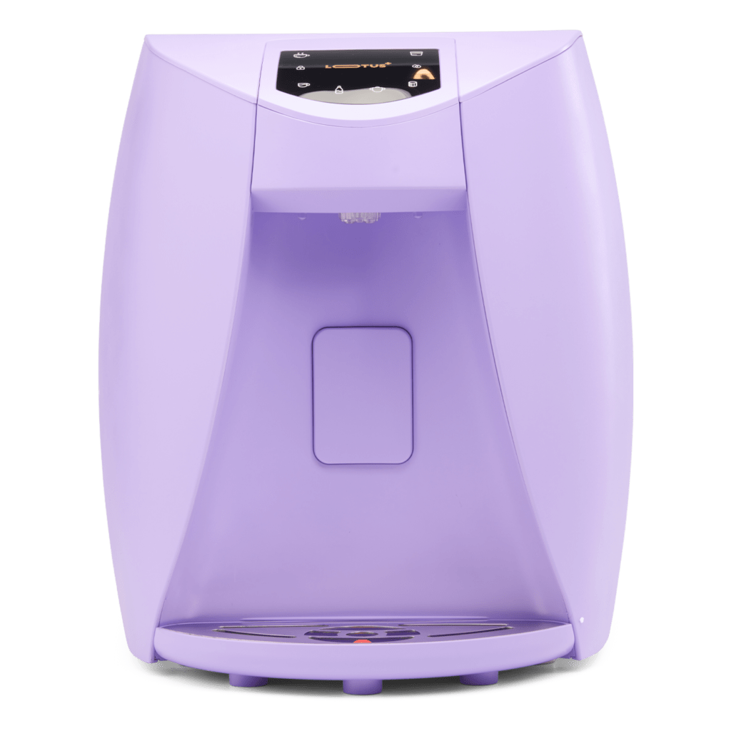 SPIRIT Lotus+ UV countertop water dispenser with UV LED in purple