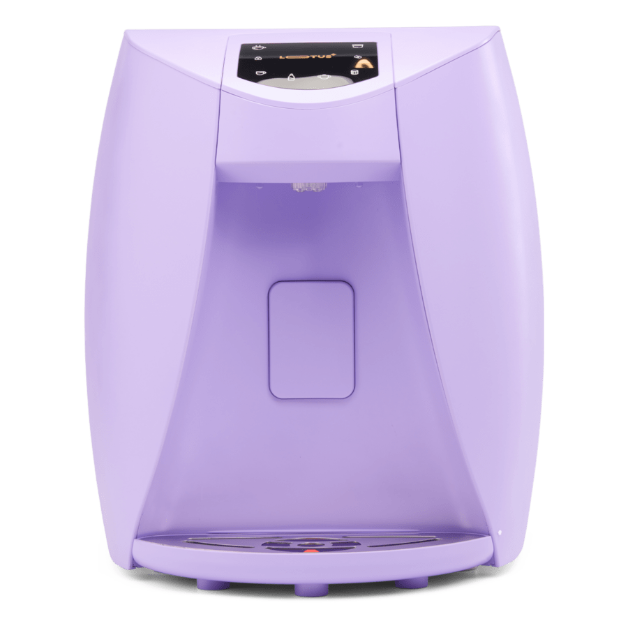 SPIRIT Lotus+ UV countertop water dispenser with UV LED in purple