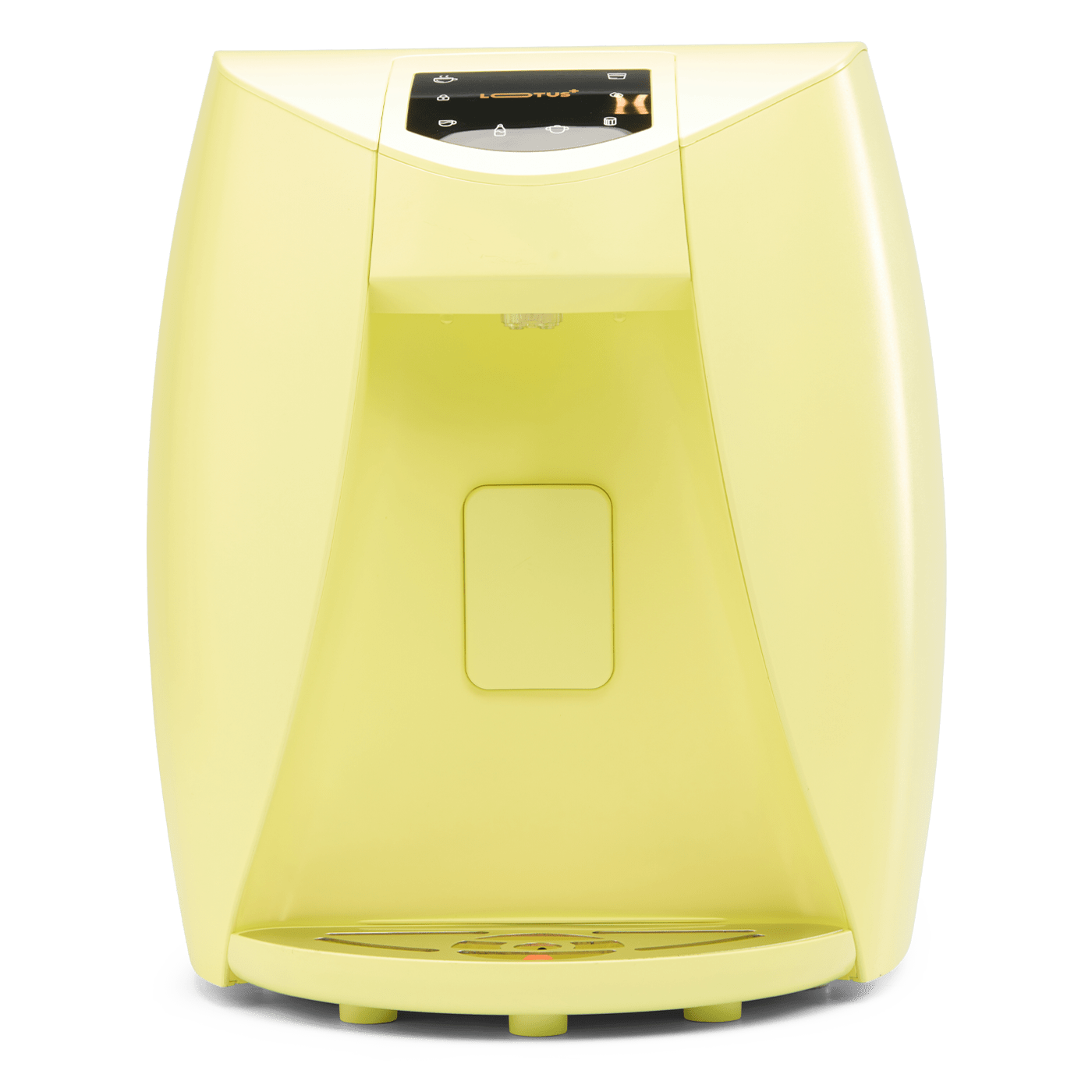 SPIRIT Lotus+ UV countertop water dispenser with UV LED in yellow