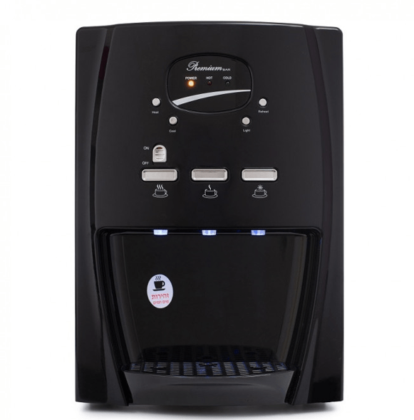 Premium water dispenser by SPIRIT — gold finish, designer countertop solution for Cyprus