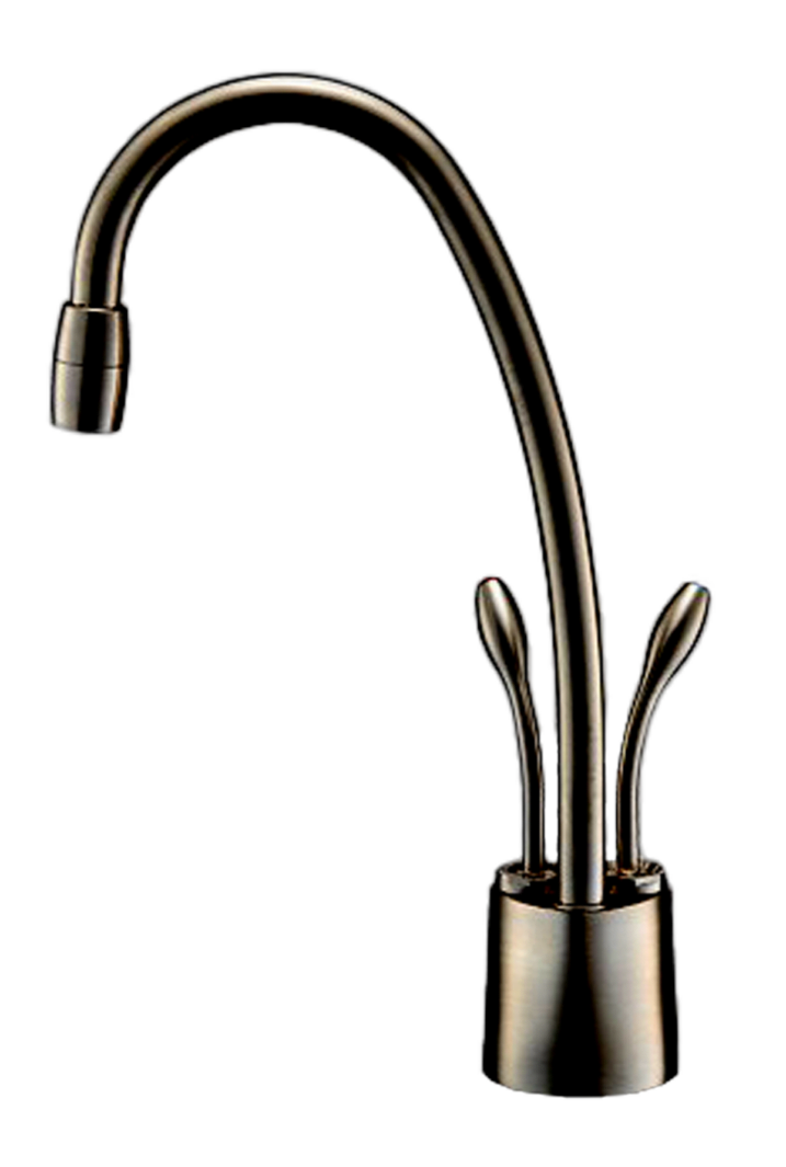 Stick Faucet designer drinking water tap by SPIRIT — brushed gold finish