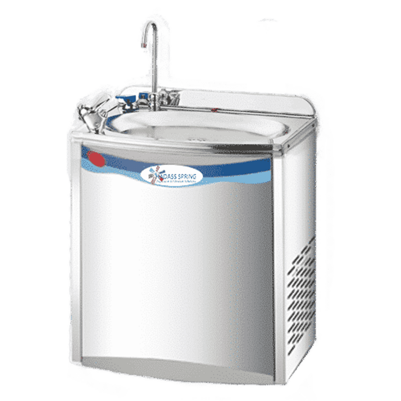 6L stainless-steel countertop cold water cooler by SPIRIT Water Pro Cyprus — heavy-duty for offices and institutions