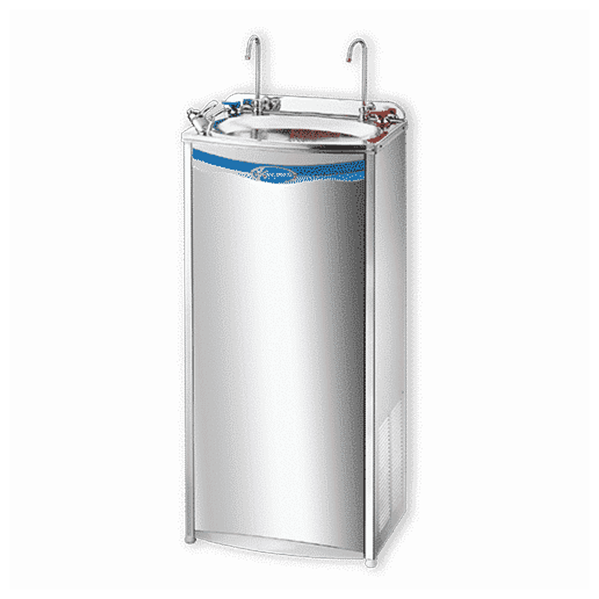 6L floor-standing stainless-steel hot and cold water cooler by SPIRIT Water Pro Cyprus